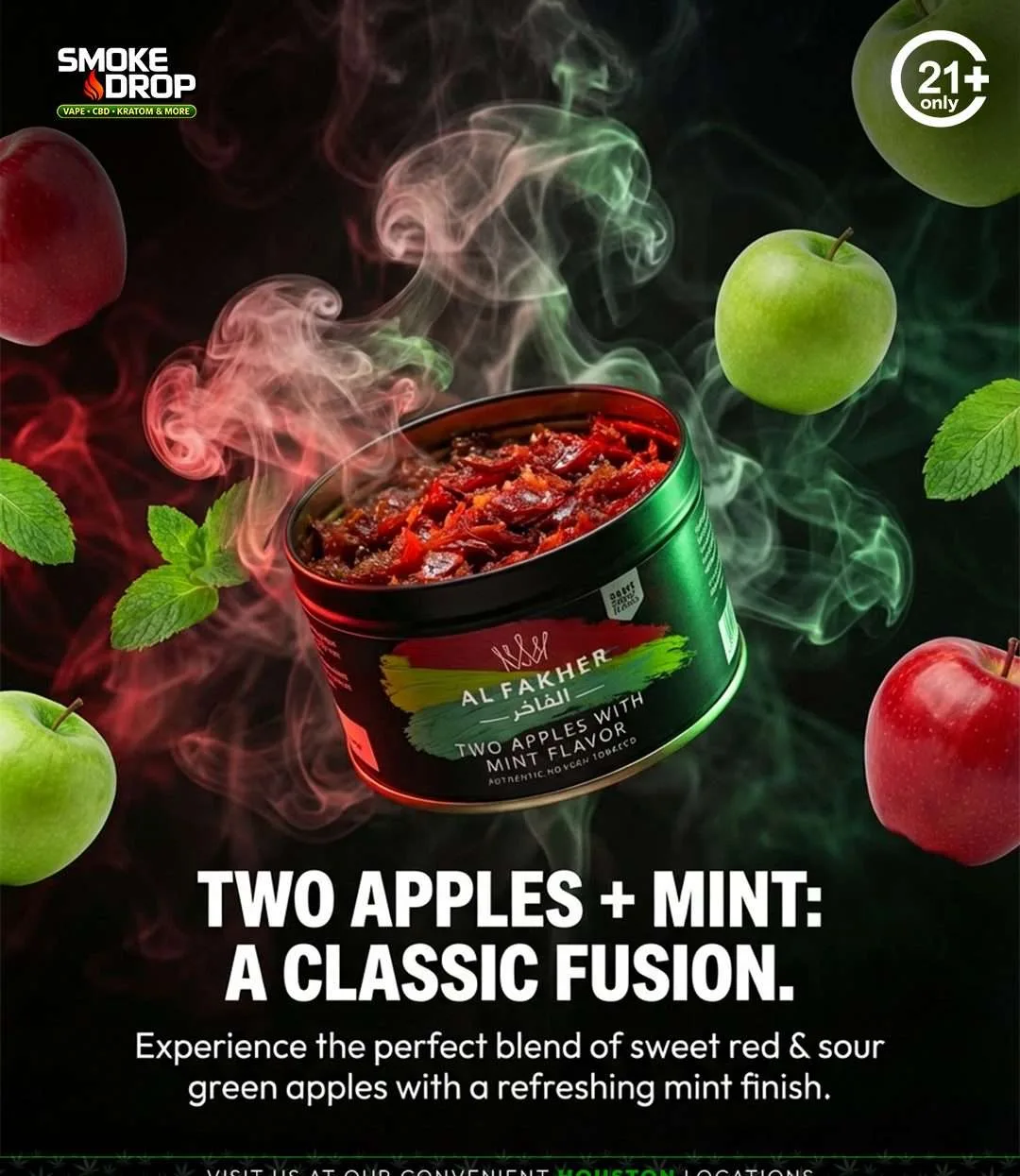 Al Fakher hookah shisha tobacco at Smoke Drop Houston