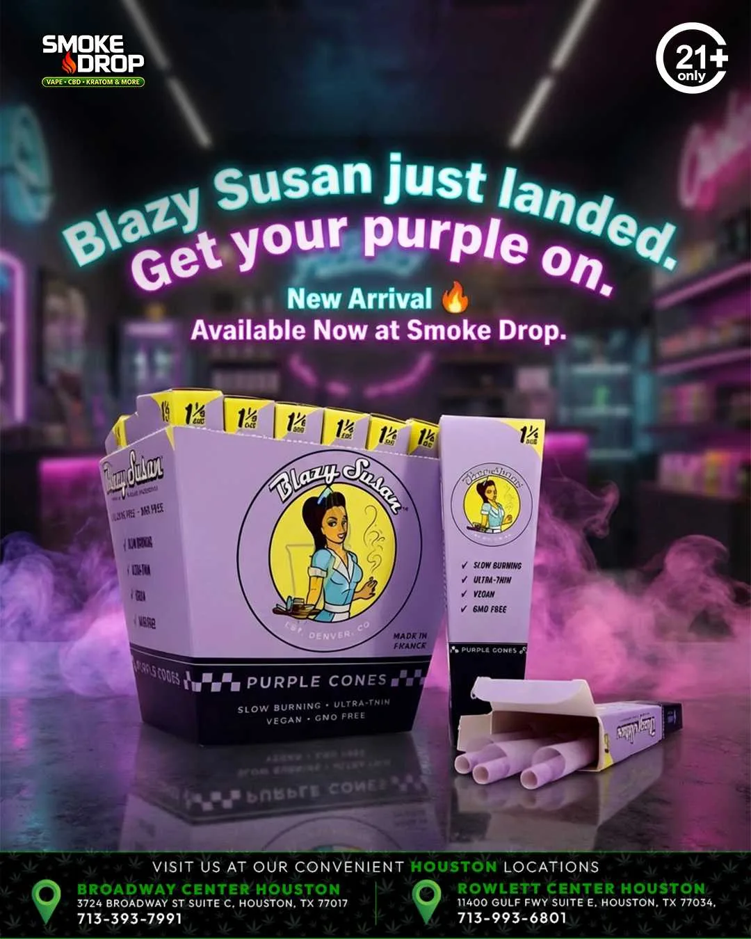 Blazy Susan purple cones Houston