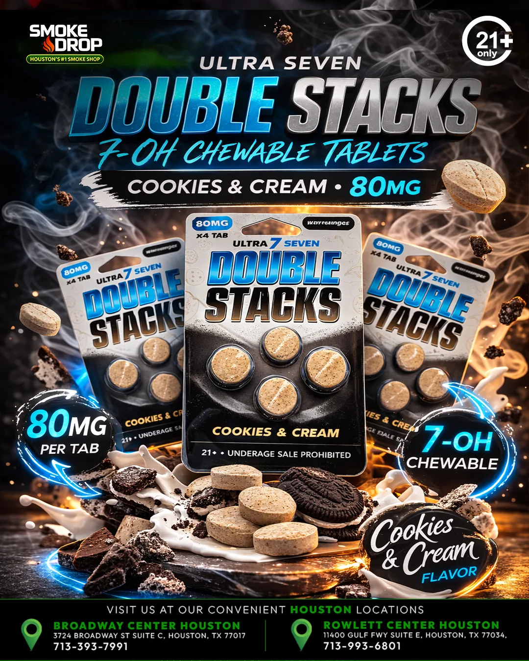 Dozo Perks kratom chewable at Smoke Drop Houston
