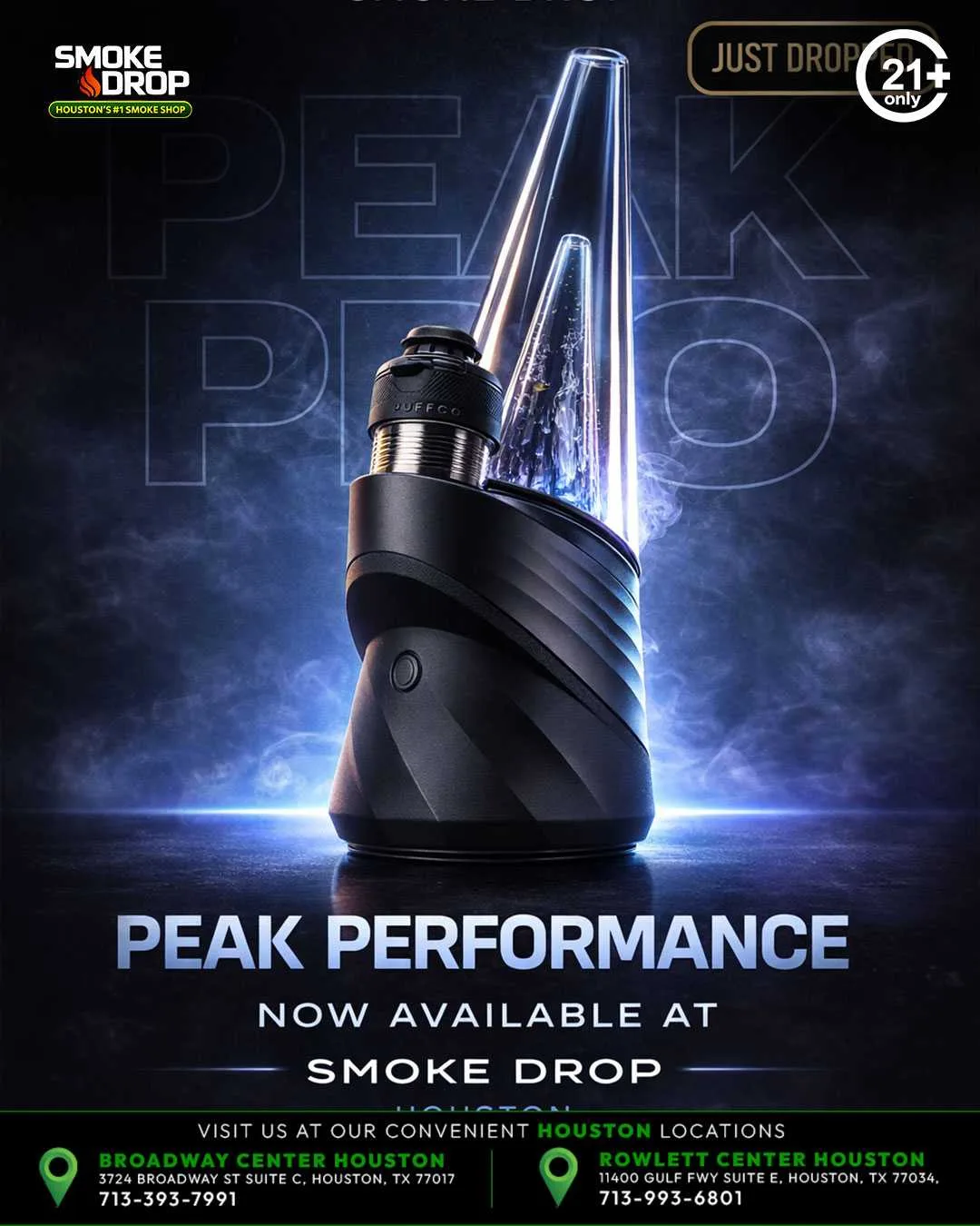 Puffco Peak Pro black Houston