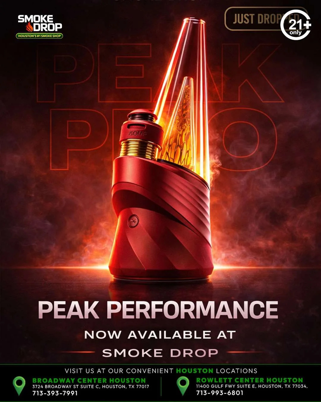 Puffco Peak Pro red limited edition Houston